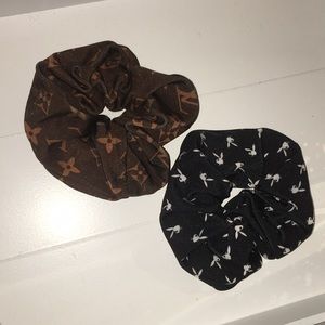 Louis Vuitton and play boy Scrunchies